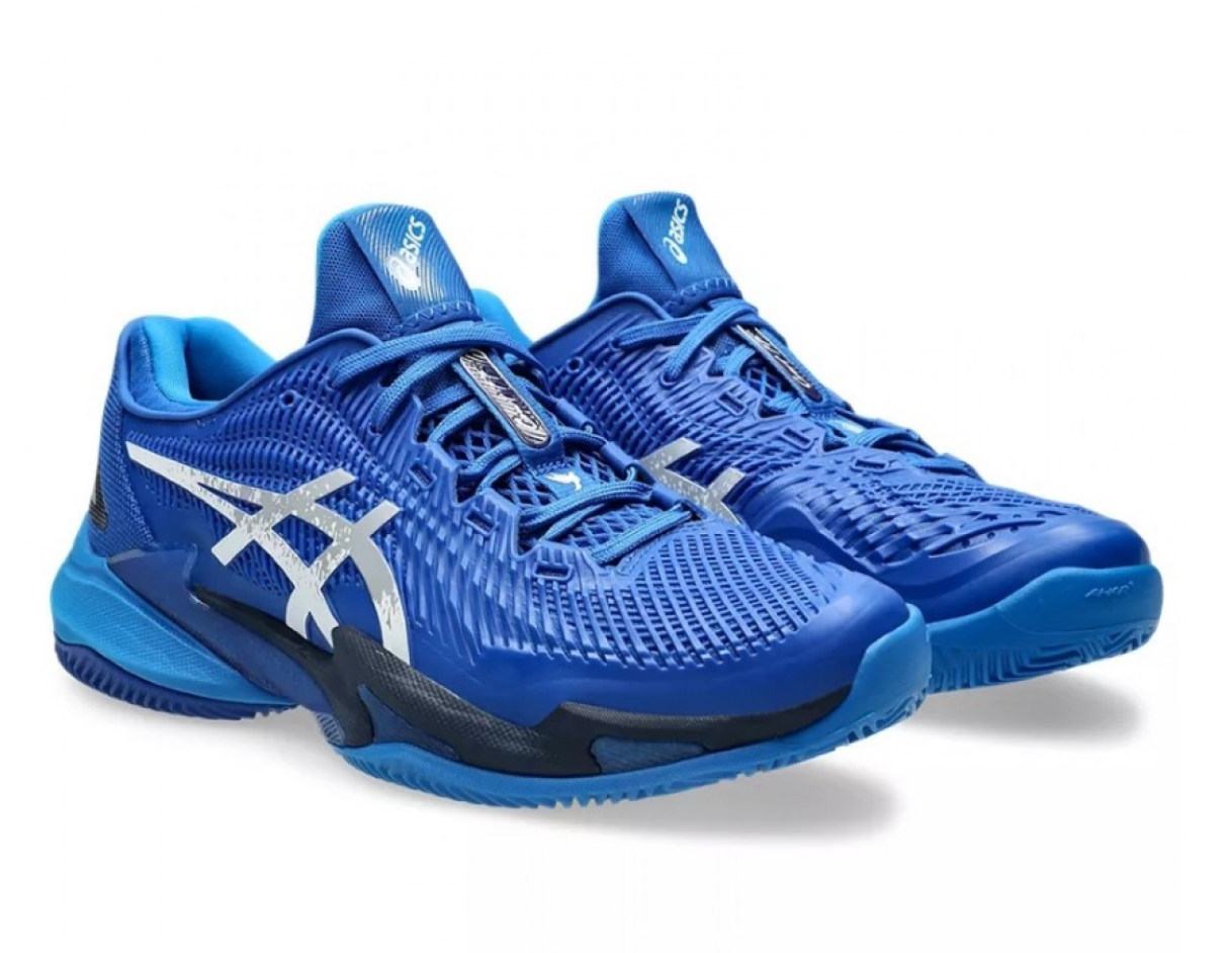 Asics Court FF 3 Novak Clay Blue Black Silver Sneakers